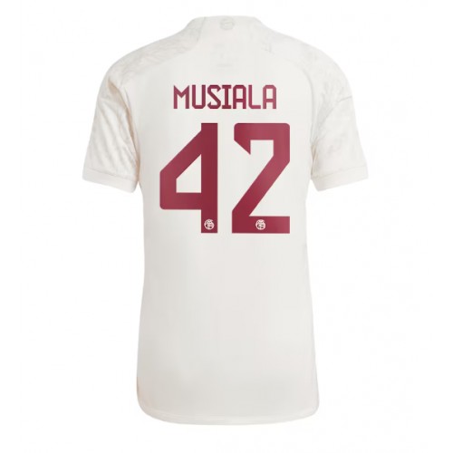 Maillot de foot Bayern Munich Jamal Musiala #42 Troisième 2023-24 Manches Courte
